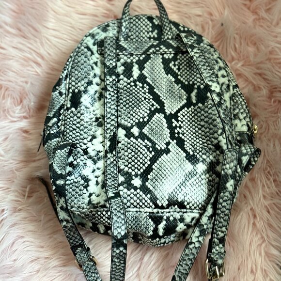 Aldo Faux Snake Skin Backpack Purse main image 5